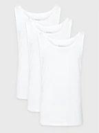 Koszulki męskie - Boss Komplet 3 tank topów 50475278 Biały Regular Fit - miniaturka - grafika 1
