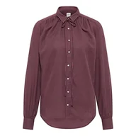 Koszulki i topy damskie - Lee Damska koszulka Lady Tie Neck, Boysenberry, XS - miniaturka - grafika 1