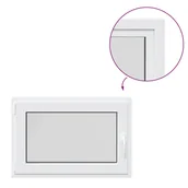 Tablice i flipcharty - vidaXL Okno piwniczne RISOR 90x60 cm uchylno-rozwierne DIN lewe białe - miniaturka - grafika 1