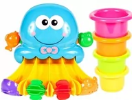 Zabawki do kąpieli - Lt27 Zabawka Ośmiornica Do Wanny Kąpieli Kubeczki - miniaturka - grafika 1