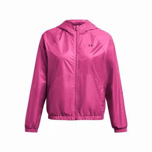 Bluza damska Under Armour SPORT WINDBREAKER JKT Rozmiar: S / Kolor: różowy - Bluzy sportowe damskie - miniaturka - grafika 1