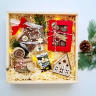 Zestawy upominkowe - Zestaw prezentowy na święta - Świąteczna Chata - miniaturka - grafika 1