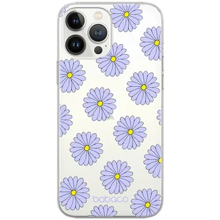Etui Babaco dedykowane do Samsung GALAXY NOTE 20, wzór: Kwiaty 021 Etui częściowo przeźroczyste, oryginalne i oficjalnie licencjonowane - Etui i futerały do telefonów - miniaturka - grafika 1