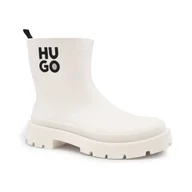 Kalosze damskie - HUGO Kalosze Jin Rain Bootie - miniaturka - grafika 1