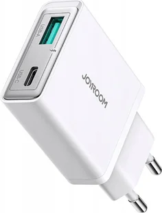 Ładowarka sieciowa Joyroom JR-TCF14 USB-A USB-C 20W PD QC3.0 biała - Ładowarki do telefonów - miniaturka - grafika 1
