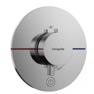HANSGROHE 15562000 ShowerSelect Comfort S Bateria termostatyczna, podtynkowa do 1 odbiornika z dodatkowym wyjęciem Chrom - Baterie podtynkowe - miniaturka - grafika 1