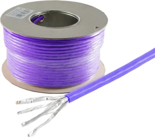 Kabel sieciowy S/CONN o maksymalnej łączności Kabel instalacyjny LAN, Cat.7 raw cableA, S/FTP, PIMF, bezhalogenowy, pasmo 1000 MHz, 500,0 m (75500-A-500S) - Kable miedziane - miniaturka - grafika 1