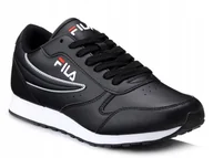 Buty sportowe męskie - Buty męskie sportowe joggingi Fila Orbit czarne ekoskóra sznurowane 45 - miniaturka - grafika 1