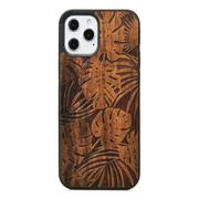 Etui i futerały do telefonów - Drewniane etui iPhone 12 Pro Max Jungle Monstera Imbuia ForestZone - miniaturka - grafika 1