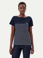 Koszulki i topy damskie - Tom Tailor T-Shirt 1045544 Granatowy Regular Fit - miniaturka - grafika 1