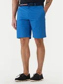 Spodenki męskie - Tommy Hilfiger Szorty materiałowe Denton MW0MW42349 Niebieski Slim Fit - miniaturka - grafika 1