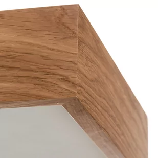 Lampa sufitowa Quatro DR z drewnianą ramą, 30,5cm - Lampy sufitowe - miniaturka - grafika 3