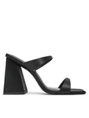 Klapki i japonki damskie - Just Cavalli Klapki 76RA3S40 Czarny - miniaturka - grafika 1