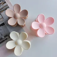 Ozdoby do włosów - TEMU Zestaw 3 Wielokolorowych Spinek do Włosów w Kształcie Kwiatu, Żywiczne Pięciopłatkowe Klipsy na Powrót do Szkoły, Codzienne Akcesoria do Włosów, - miniaturka - grafika 1