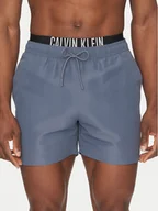 Kąpielówki męskie - Calvin Klein Swimwear Szorty kąpielowe KM0KM01093 Szary Regular Fit - miniaturka - grafika 1