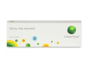 Soczewki kontaktowe - CooperVision MyDay 30 szt. Soczewki jednodniowe (-6.00 dpt & BC 8.4), z ochroną UV - miniaturka - grafika 1