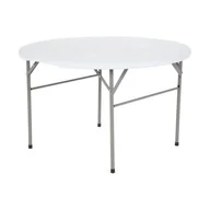 Stoły ogrodowe - Home&Garden Stół cateringowy składany okrągły  120 cm 577329 - miniaturka - grafika 1