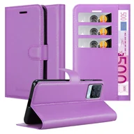 Etui i futerały do telefonów - Etui Cadorabo do Realme 8 4G / 8 PRO fioletowe etui na telefon komórkowy z magnetycznym zamknięciem - miniaturka - grafika 1