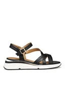 Sandały damskie - Geox Sandały D650JA 000BC C9999 Czarny - miniaturka - grafika 1