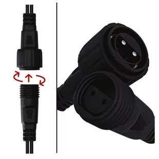 Oświetlenie świąteczne łańcuch 100 LED 10m ciepła biel, IP44 (bez zasilacza) - Oświetlenie świąteczne - miniaturka - grafika 3