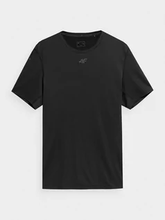 Koszulki sportowe męskie - Koszulka treningowa slim szybkoschnąca męska - 4F - grafika 1