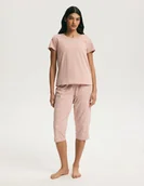 Piżamy damskie - Piżama damska DAISY Esotiq brudny róż M - miniaturka - grafika 1