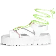 Buty sportowe damskie - Sandały Puma Mayze Lace Pop 39063801 - białe - miniaturka - grafika 1