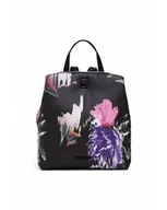 Torebki damskie - Desigual Women's Accessories PU plecak mini, czarny, jeden rozmiar - miniaturka - grafika 1