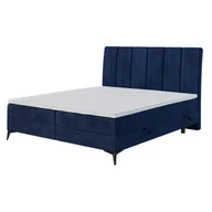 Łóżka - Łóżko kontynentalne z pojemnikiem i topperem ADERT | 120x200 | Kolor do wyboru - miniaturka - grafika 1