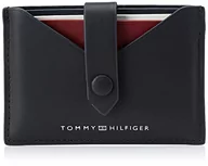 Portfele - Tommy Hilfiger Męskie TH Central gładkie chowane portfele CC, Space Blue, OS, niebieski (Kosmiczny Błękit) - miniaturka - grafika 1