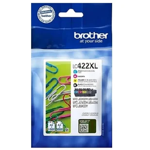 Tusze Oryginalne Brother LC-422 XL CMYK (LC422XLVAL) (komplet)| - Tusze oryginalne - miniaturka - grafika 1