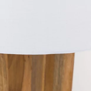 Lampa stołowa Dallas z kwadratową drewnianą stopą - Lampy stojące - miniaturka - grafika 4