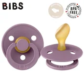 Smoczki uspokajające - Bibs Colour Anatomical Mauve M Smoczek Anatomiczny Kauczuk Hevea - miniaturka - grafika 1