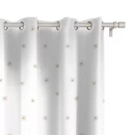 Firany i zasłony dla dzieci - Zasłona dla dzieci BUNNY BLISS wzór D242 | kwiatuszki 150 x 160 cm tkanina zaciemniająca - miniaturka - grafika 1