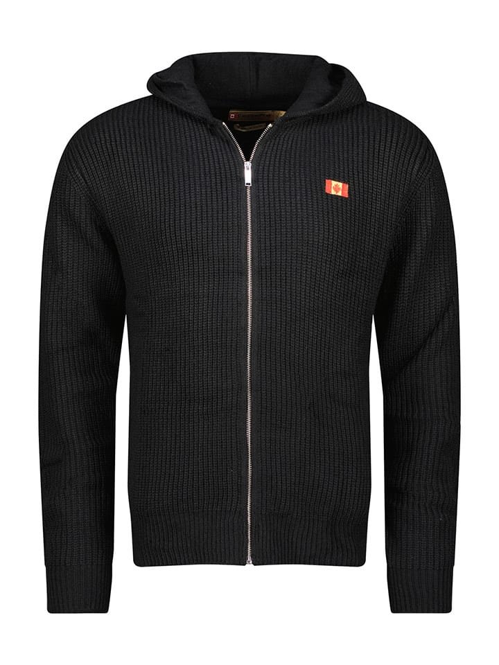 Canadian Peak Kardigan w kolorze czarnym