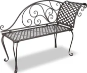 Ławki ogrodowe - Elior Metalowy szezlong ogrodowy - Frida - miniaturka - grafika 1