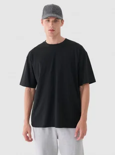 Męski t-shirt basic Outhorn OTHWAW24TTSHM2157 - czarny - Koszulki męskie - miniaturka - grafika 1