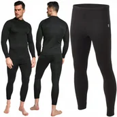 Spodnie narciarskie - Getry Kalesony Spodnie Termoaktywne Długie Męskie Ocieplane JONY SREBRA 3XL - miniaturka - grafika 1