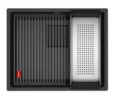 Zlewozmywaki - Franke Kanon KNG 110-52 Granitowy Onyx - miniaturka - grafika 1