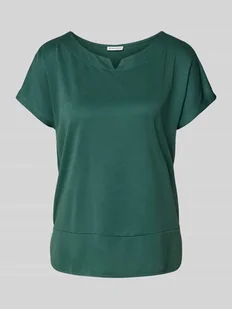 T-shirt o kroju regular fit z mieszanki modalu - Koszulki i topy damskie - miniaturka - grafika 1