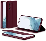 Etui i futerały do telefonów - Etui z klapką magnetyczne GKK Magnet Flip do Samsung Galaxy S23, czerwone - miniaturka - grafika 1