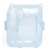 Paski, szelki, uprzęże foto - Futerał Etui Pokrowiec Case Do Fujifilm Fuji Instax Mini 12 + Naklejki I Kieszeń Na Zdjęcia / Ucieczka Z Ziemi / Niebieski Brokat - miniaturka - grafika 1