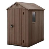 Altany ogrodowe - Keter Szopa ogrodowa Darwin, 4x6, stylizowana na drewnianą Benelux - miniaturka - grafika 1