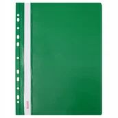 Teczki i skoroszyty - SKOROSZYT PP A4 MIĘKKI ZIELONY ZAWIESZANY 20 SZT - miniaturka - grafika 1