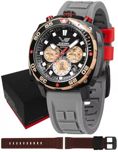 Zegarek Zegarek Vostok Europe VK67-650E721S Systema Periodicum Boron - Zegarki męskie - miniaturka - grafika 1