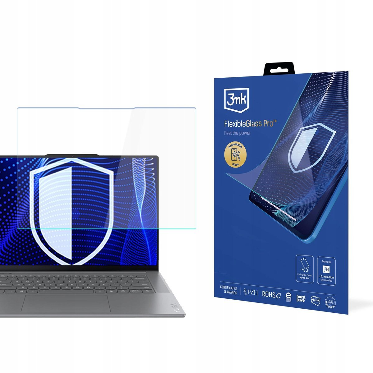 Szkło hybrydowe na ekran do Lenovo Yoga Slim 7 (7i) 15ILL9 - 3mk Flex Pro