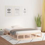 Łóżka - Lumarko Rama łóżka, 180x200 cm, Super King, lite drewno - miniaturka - grafika 1