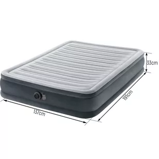 Materac dmuchany Intex 67768 z pompką 191x137x33cm - Materace dmuchane i koła do pływania - miniaturka - grafika 1