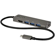 Huby USB - StarTech DKT30CHPD3 huby i koncentratory USB 3.2 Gen 1 (3.1 Gen 1) Type-C 5000 Mbit/s Czarny, Szary - miniaturka - grafika 1
