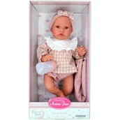 Lalki dla dziewczynek - Lalka ANTONIO JUAN Erika z kocykiem i butelką 33002 - miniaturka - grafika 1